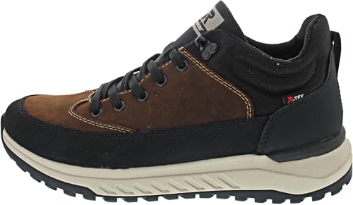 Rieker U0173-22 Schnürstiefel Leder und Synthetik Herren in braun - Gr. 47 von Rieker