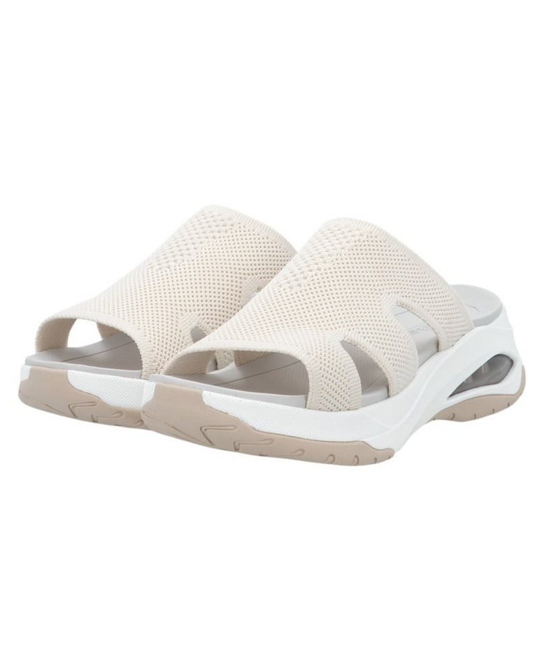 Rieker W3150 beige/weiss Damen Sandale von Rieker