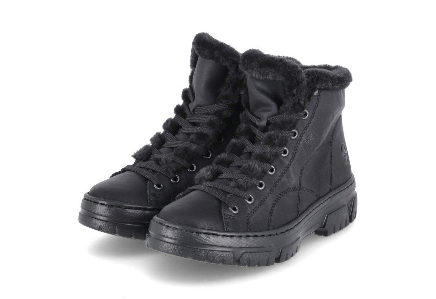 Rieker Rieker Z7411-00 Damen Kunstleder schwarz Winterstiefel von Rieker