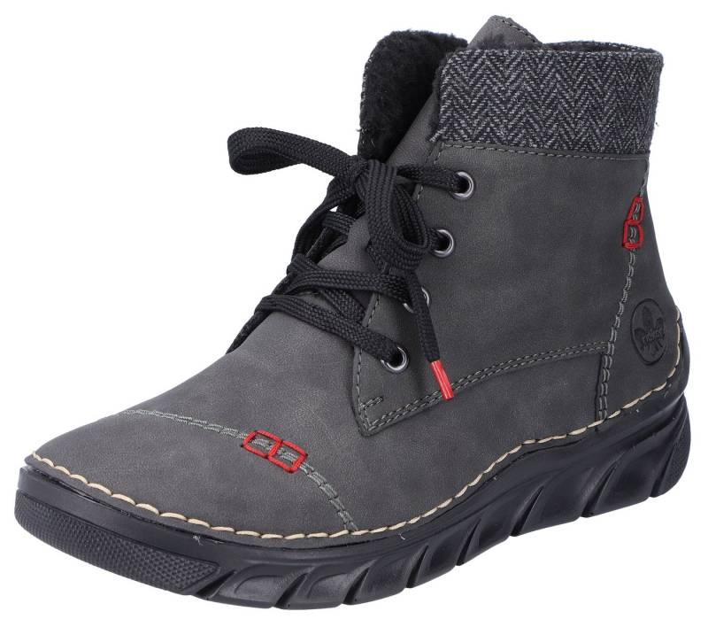 Rieker Winterboots Schnürboots, Stiefelette, Casual-Boots mit softem Schaftrand von Rieker