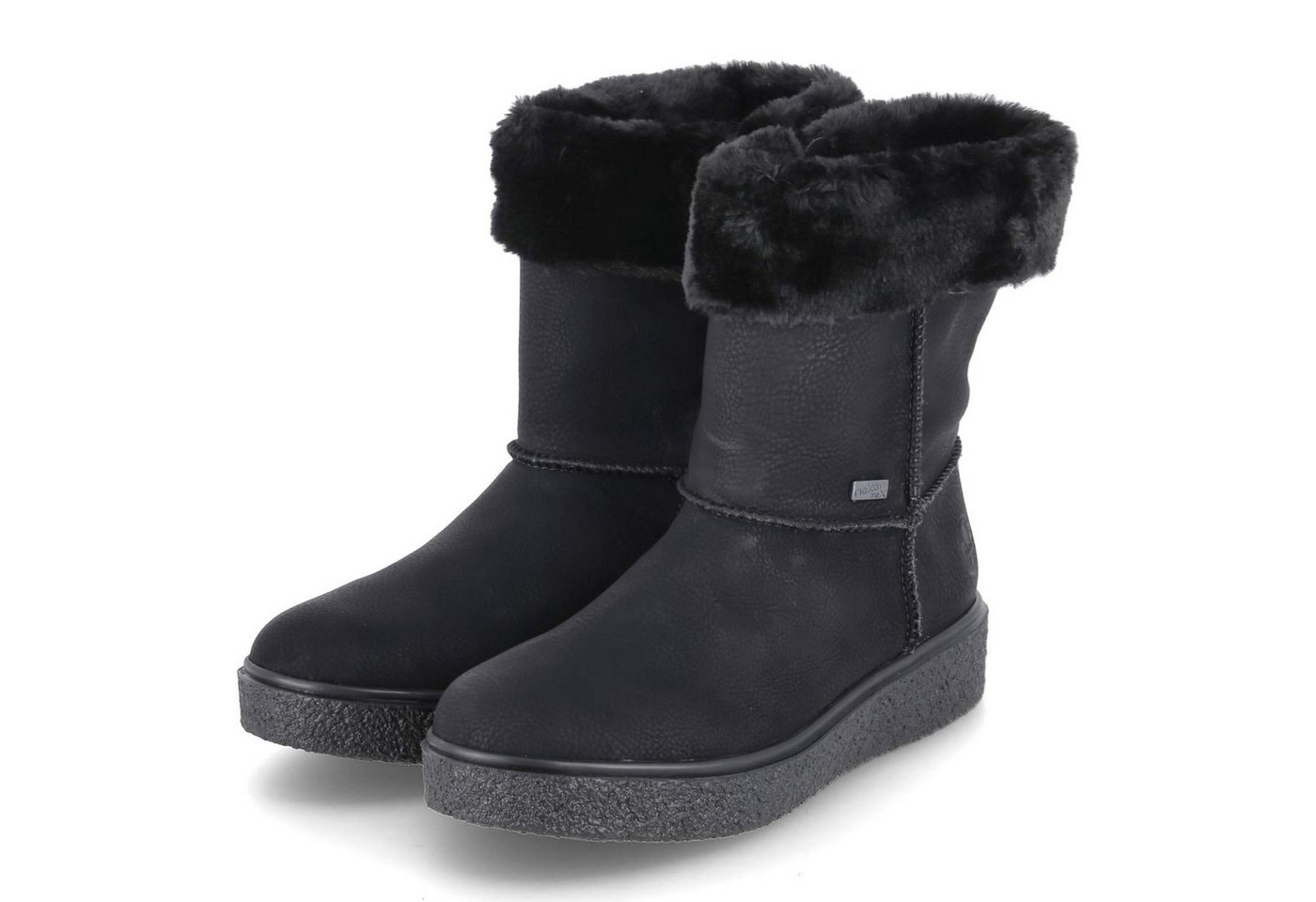 Rieker Rieker Y0090-00 Damen Kunstleder schwarz Winterstiefel von Rieker