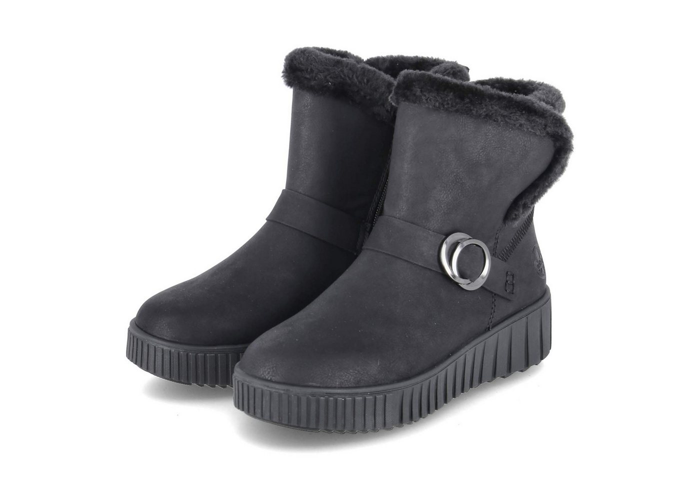 Rieker Rieker Y6166-00 Damen Textil & Synthetik schwarz Winterstiefel von Rieker