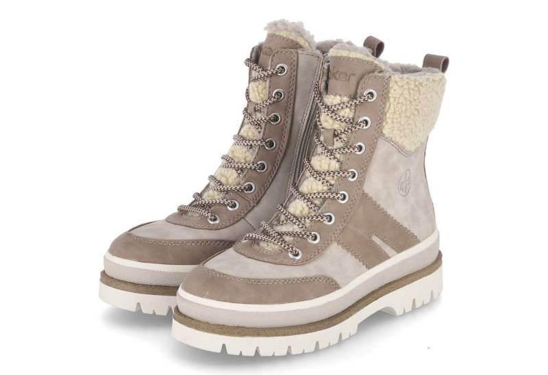 Rieker Rieker Y6230-62 Damen Textil & Synthetik beige Winterstiefel von Rieker