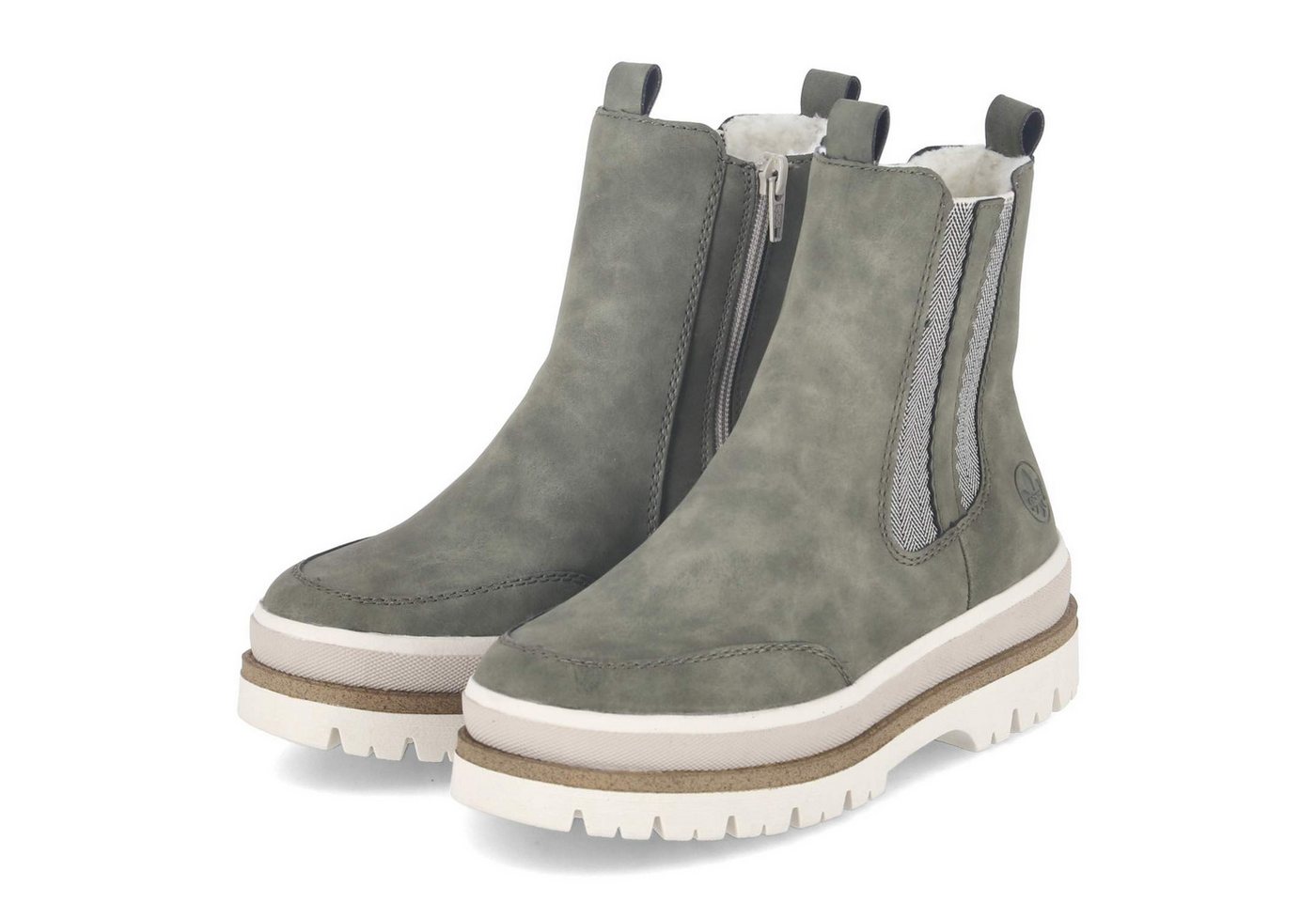 Rieker Rieker Y6271-54 Damen Kunstleder beige Winterstiefel von Rieker