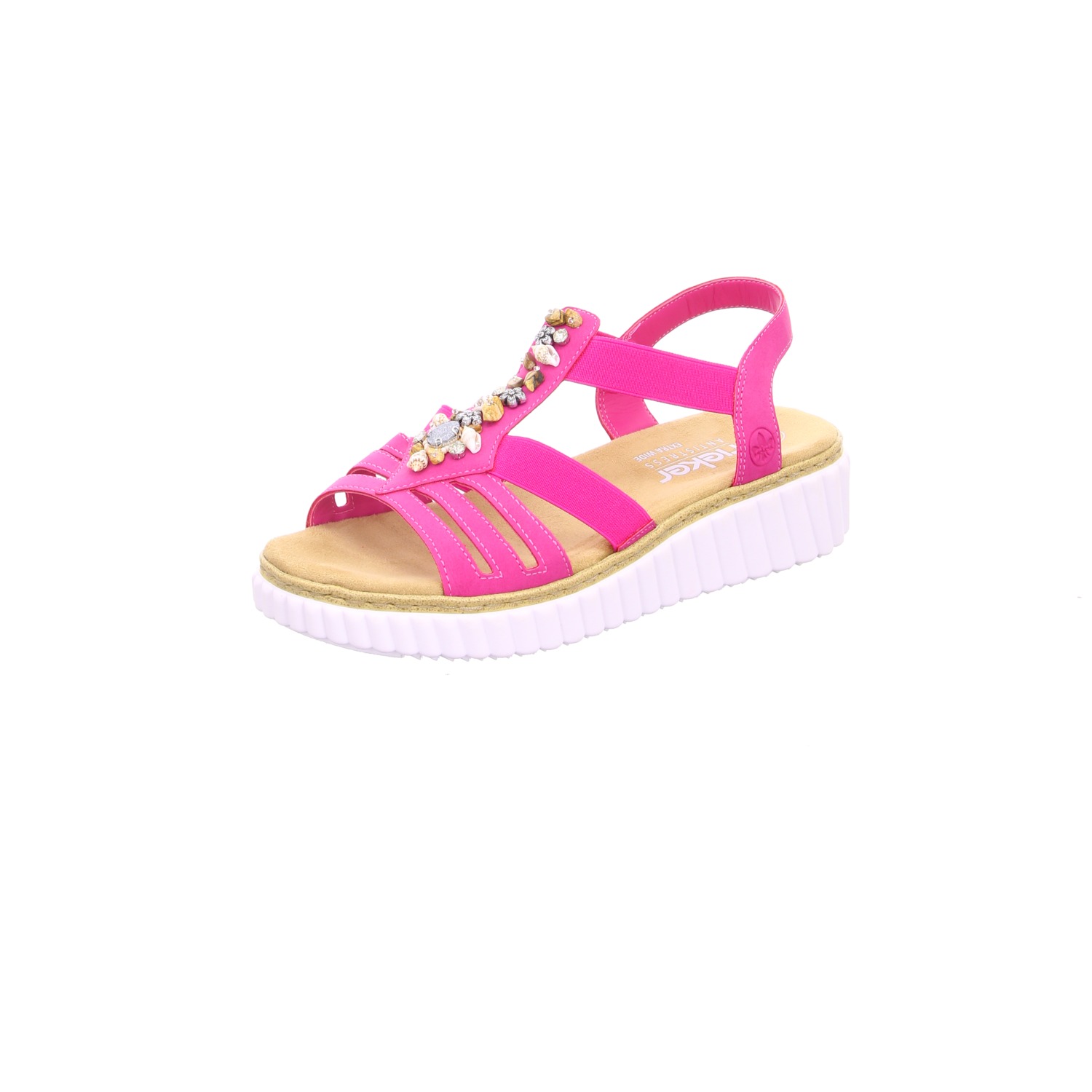 female Klassische Sandalen lila/pink 40 von Rieker