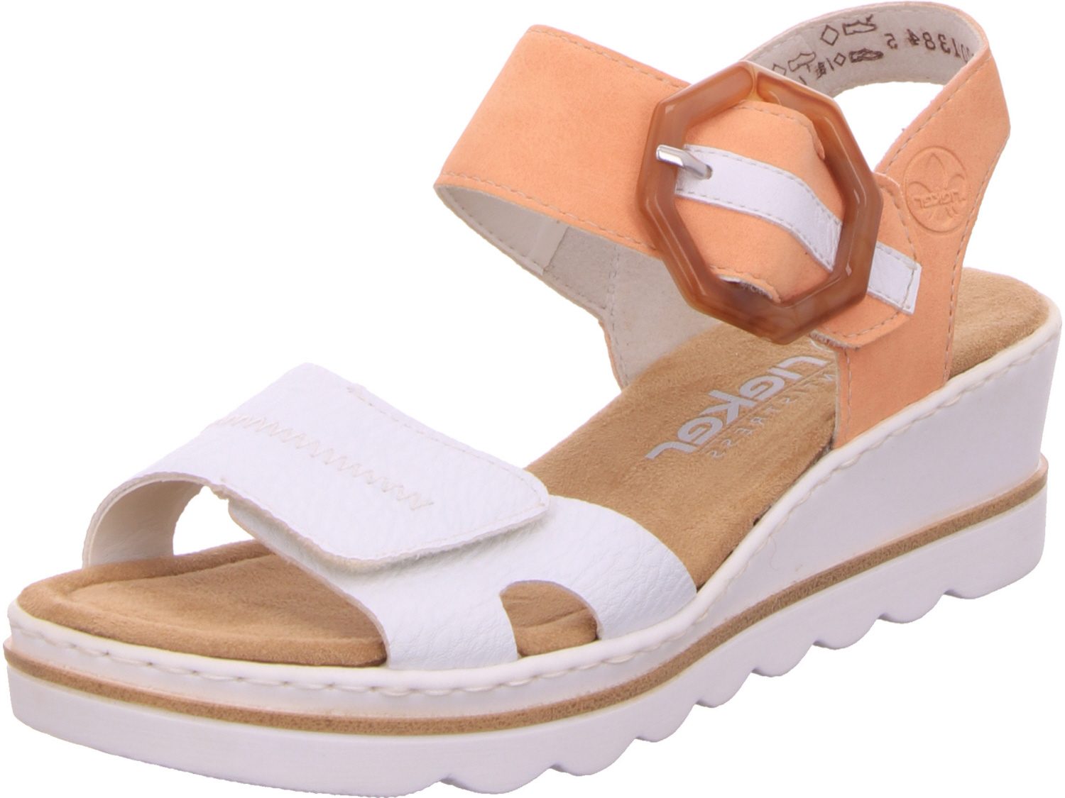 female Klassische Sandalen orange 39 von Rieker