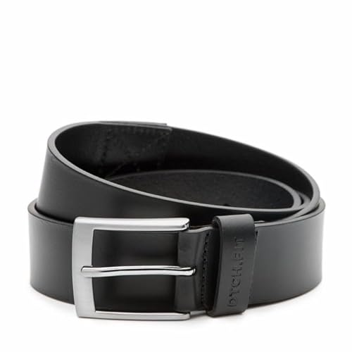 Riemen & Co Herrengürtel Bruce XXL - Volleder - Schwarz - Breite: 3,5 cm - 145 cm von Riemen & Co