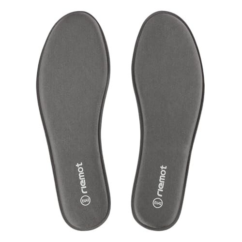riemot Memory Foam Einlegesohlen für Herren - Weiche Schuheinlagen Komfort Einlagen für Sneaker, Wanderschuhe, Arbeitsschuhe, Stiefel - für Sport, Freizeit und Alltag, Herren Grau 42 EU von riemot