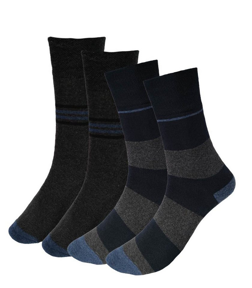 Riese Strümpfe Kuschelsocken Herren Thermo-Socken (Spar-Pack, 2-Paar, 2 Paare) flauschig und warm von Riese Strümpfe