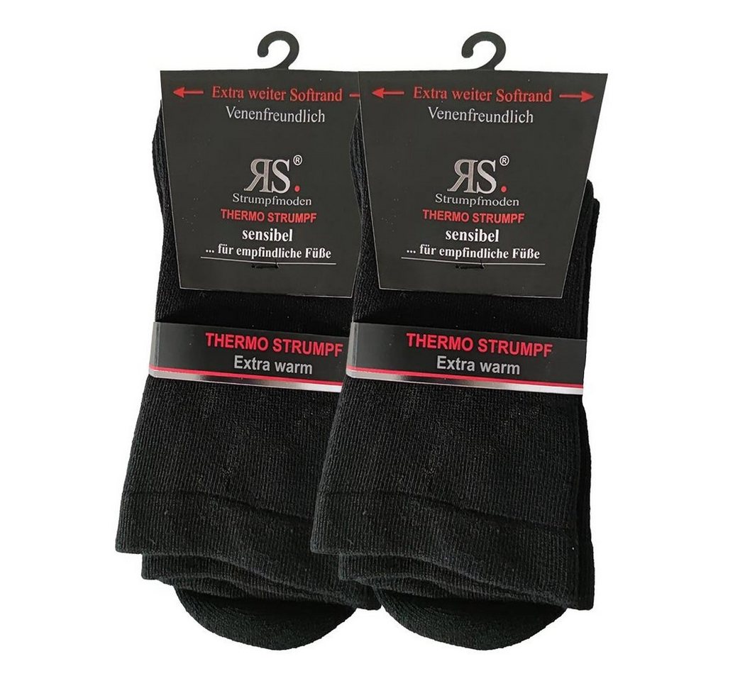 Riese Strümpfe Langsocken Thermo Unisex SENSIBEL (Spar-Pack, 2-Paar, 2 Paare) aus hautfreundlicher Baumwolle von Riese Strümpfe