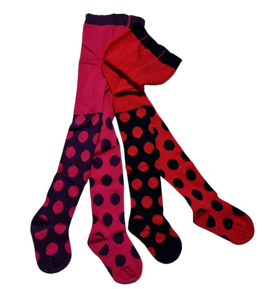 Riese Strümpfe Strickstrumpfhose Mädchen Strumpfhose aus weicher Baumwolle verschiedene Motive (Packung 2er Pack, 3 er Pack) eingearbeiteter Zwickel von Riese Strümpfe