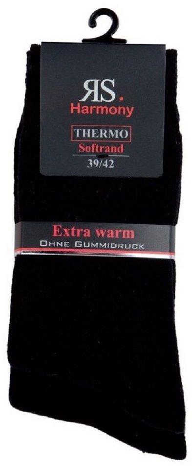 Riese Thermosocken Warme Winter THERMO Damen Socken Softrand Baumwolle ohne Gummi (2 Paar) von Riese