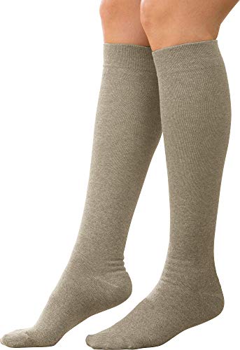 Riese Unisex-Stützkniestrümpfe 2 Paar beige Größe 43-46 von Riese