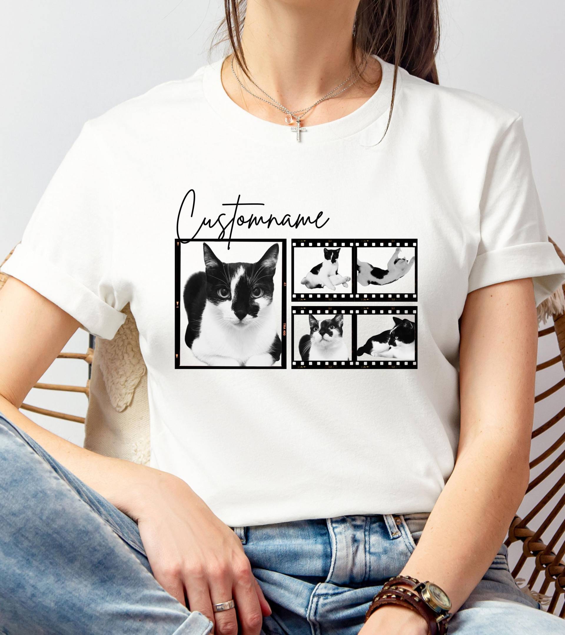 Pet Erinnerungs-Shirt, Personalisiert Mit Namen, Erinnerungsgeschenk Haustier Katze, Hund, Hamster von RiesenDesignsShop
