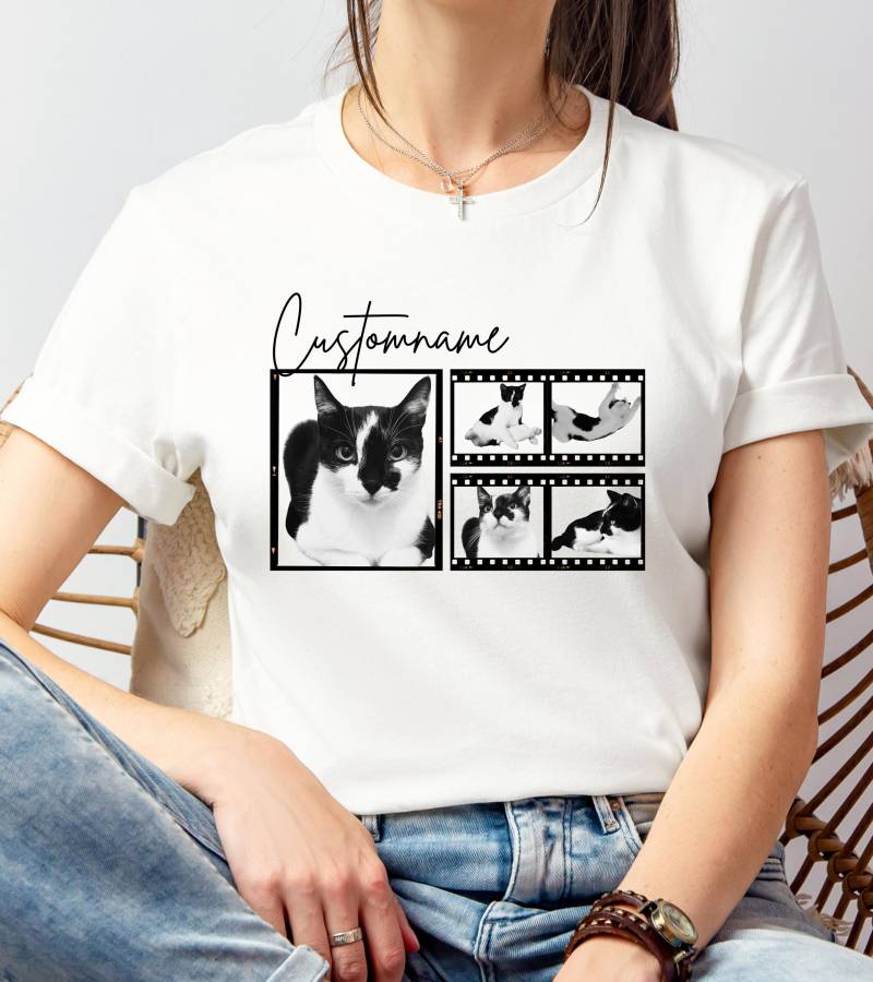 Pet Erinnerungs-Shirt, Personalisiert Mit Namen, Erinnerungsgeschenk Haustier Katze, Hund, Hamster von RiesenDesignsShop