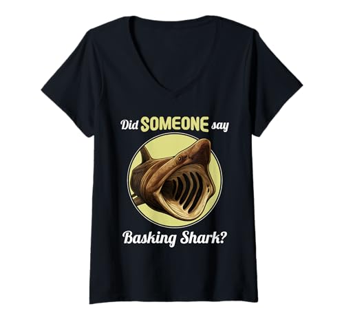 Damen Riesenhaie Riesenhai T-Shirt mit V-Ausschnitt Damen Riesenhaie Riesenhai T-Shirt mit V-Ausschnitt von Riesenhaie Riesenhai Tier Shop