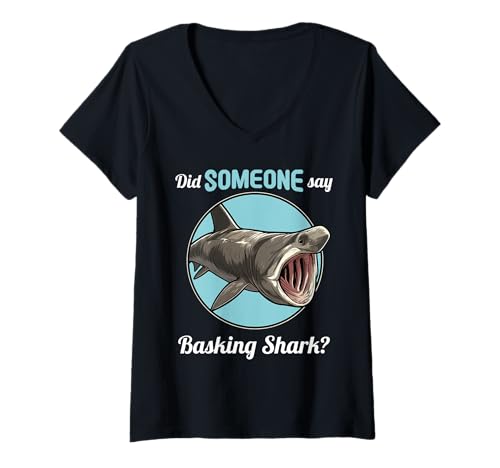 Damen Riesenhaie Riesenhai T-Shirt mit V-Ausschnitt Damen Riesenhaie Riesenhai T-Shirt mit V-Ausschnitt von Riesenhaie Riesenhai Tier Shop