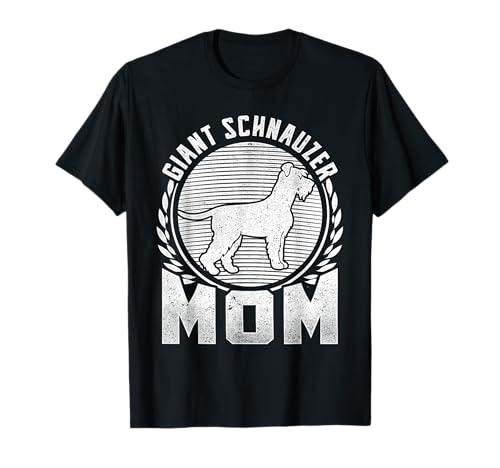Riesenschnauzer Mama Geschenk Hunde T-Shirt von Riesenschnauzer Mama Geschenkidee