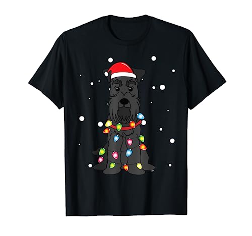 Riesenschnauzer Weihnachten Mama Papa Hund Geschenk T-Shirt von Riesenschnauzer Weihnachtsgeschenk