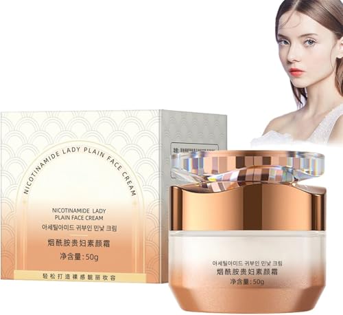 SXCS Nicotinamide Lady Plain Face Cream,Nicotinamide Vitamin C Plain Face Cream,Multifunctional Smooth Hydrating Makeup Cream,Vitamin C Face Cream for Women (1 Pcs) von Rietoiu
