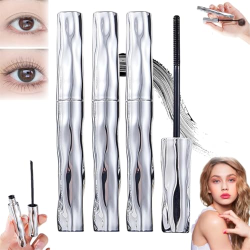 Steel Pipe Eyelash Primer,Steel Tube Mascara Primer,Steel Tube Eyelash Primer,Natural Non-Smudged Threaded Mascara,Waterproof & Sweat-Resistant Long-Lasting Curling Mascara (3 Pcs) von Rietoiu