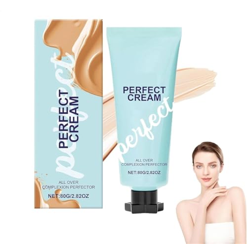 Supreme Creme All-Over Complexion Perfector,Hydrating Full Coverage Concealer,Long-Lasting Cc Cream Foundation,Waterproof Transfer-Resistant Skin Tint,Evens Skin Toneand Light Foundation (1 Pcs) von Rietoiu