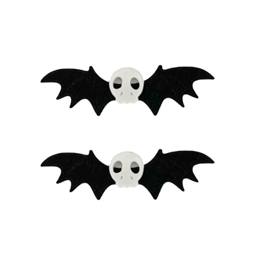 2 Stück Halloween Haarspangen Damen Halloween Haarschmuck Fledermaus Flügel Haarklammern Haarclips Horror Haar Clip Schädel Haarspange Haar Accessoires für Mädchen Cosplay Haarschmuck 2 Stück Halloween Haarspangen Damen Halloween Haarschmuck Fledermaus Flügel Haarklammern Haarclips Horror Haar Clip Schädel Haarspange Haar Accessoires für Mädchen Cosplay Haarschmuck von Riewy