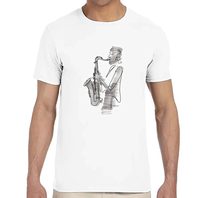 Saxophone Player T-Shirt - Unisex Music Lover Gift Saxophone Player T-Shirt - Unisex Music Lover Gift von RiffwearShop