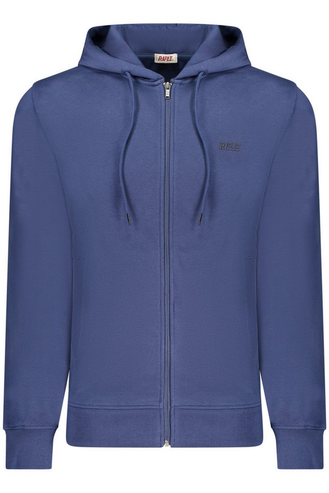 Rifle Sweatshirt Blauer gefütterter Kapuzenpullover mit von Rifle