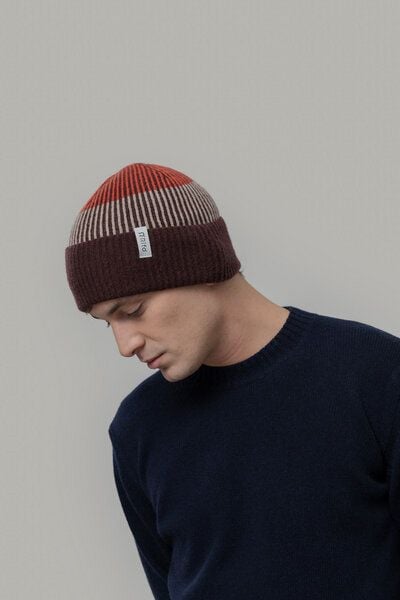 Rifò - Circular Fashion Made in Italy Mütze Vanda aus Recycelter Kaschmirwolle von Rifò - Circular Fashion Made in Italy