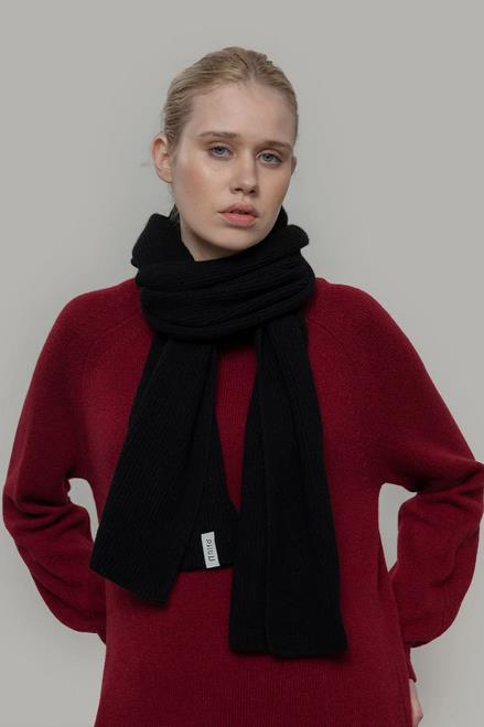 Kaschmir Rippstrick-Schal Modell: Federico von Rifo