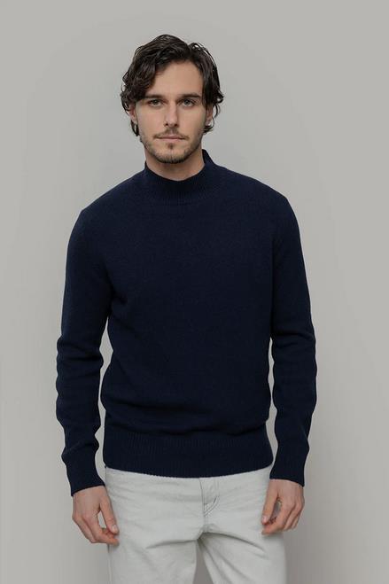 Kaschmir Stehkragenpullover Modell: Clemente von Rifo