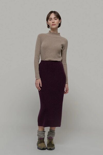 Rifò Woll Rippstrick-Rock Modell: Pamela von Rifò