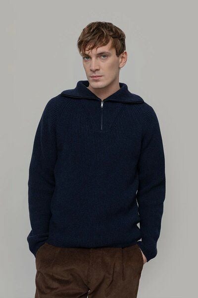 Rifò Woll Rippstrick-Troyer Modell: Stefano von Rifò