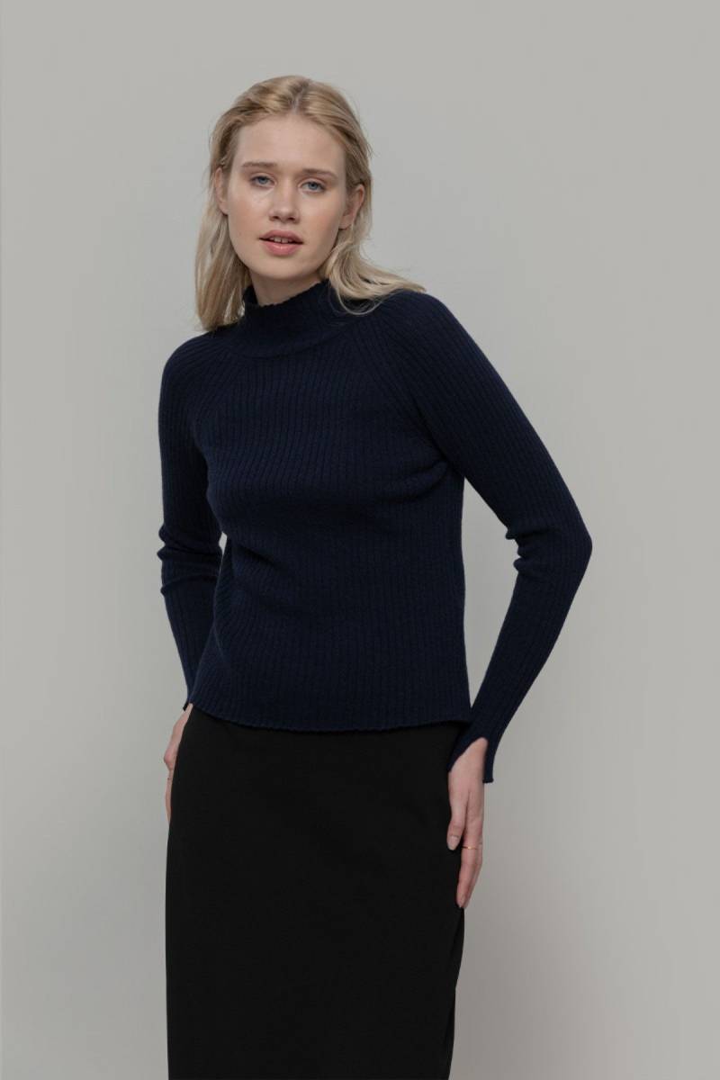 Wollpullover Euridice Blau von Rifò