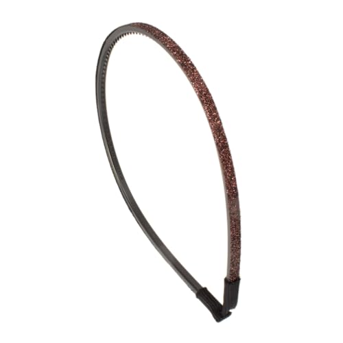Righe e Pois - Haarreif für Mädchen dünn mit Glitzer – Haarreifen für Mädchen mit Zähnen – 1 Stück – Glitzer Coloat (Bronze, Einheitsgröße – Mädchen) von Righe e Pois