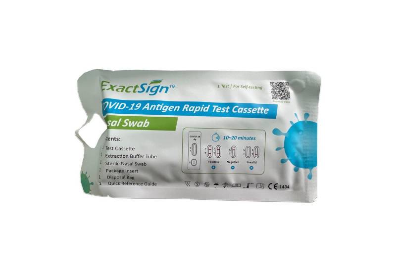 RightSign PSA-Schnelltest exactSign (1er Laien) COVID-19 Antigen Rapid Test Cassette Laientest C von RightSign