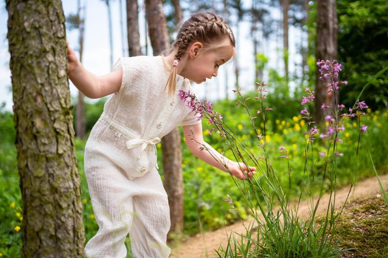 Jumpsuit Aus Dünnem Musselin Bio-Baumwolle von RigoloKids