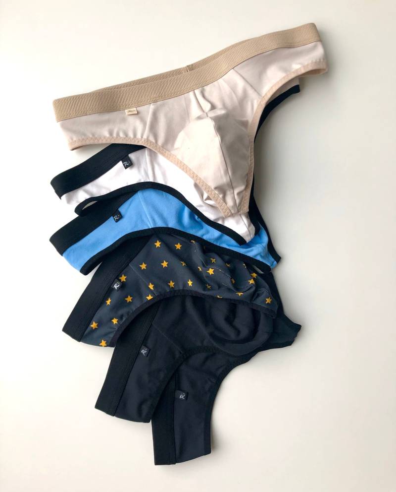 Men's Thong Made Of Stretchy Cotton Jersey von RigoloW