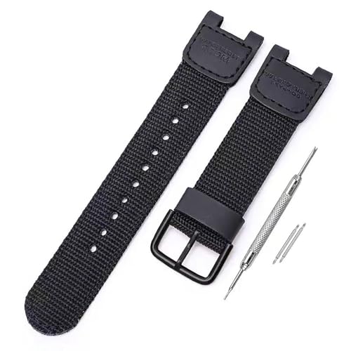 Nylon-Armband/Uhrenarmband Ersatz für Casio SGW-100 GW-3000B GW-3500B PAS-400B Twin Sensor Herren-Sportuhr-Zubehör von Rihahisy