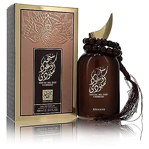 Rihanah Sabha Wa Oud Cambodi Eau de Parfum, Spray, Unisex, 100 ml für Herren von Rihanah