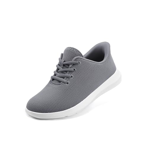 Rihero Damen-Wanderschuhe, athletisch, Tennis, Laufschuhe, rutschfest, leicht, Fitnessstudio, Freizeit-Sneaker, GRAU, 38.5 EU von Rihero