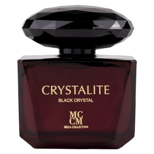 Crystalite Black Crystal, Eau de Parfum, Alternative Versac Black Crystal, Ard Al Zaafaran Mega Collection, Women, 100ml von RiiFFS