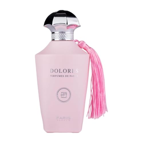 Dolores Parfum von Fariis by RiiFFS, Damenduft, 100ml, Rosa Flakon mit Quaste von RiiFFS