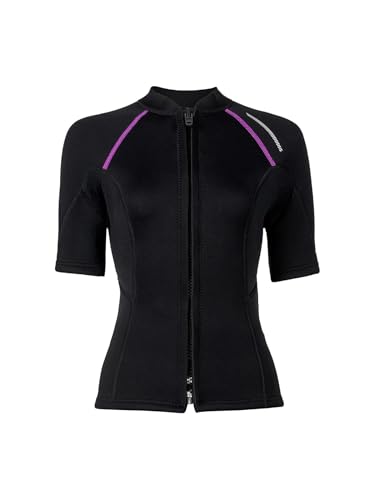Riismen Neoprenanzug Jacke Damen Kurzarm 1.5mm Neopren Oberteil Slim Fit Badeshirt Stretch Badeoberteil Tauchen Surfen Schnorcheln Schwimmen Schwarz M Riismen Neoprenanzug Jacke Damen Kurzarm 1.5mm Neopren Oberteil Slim Fit Badeshirt Stretch Badeoberteil Tauchen Surfen Schnorcheln Schwimmen Schwarz M von Riismen