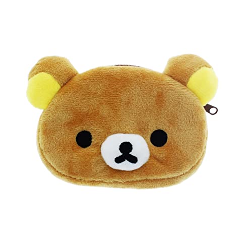 Rilakkuma Münzgeldbörse | Niedliche Kawaii-Geldbörse für Kinder & Jugendliche | Kawaii Plüsch Schulbörse | Rilakkuma Schreibwaren & Geschenke von Rilakkuma