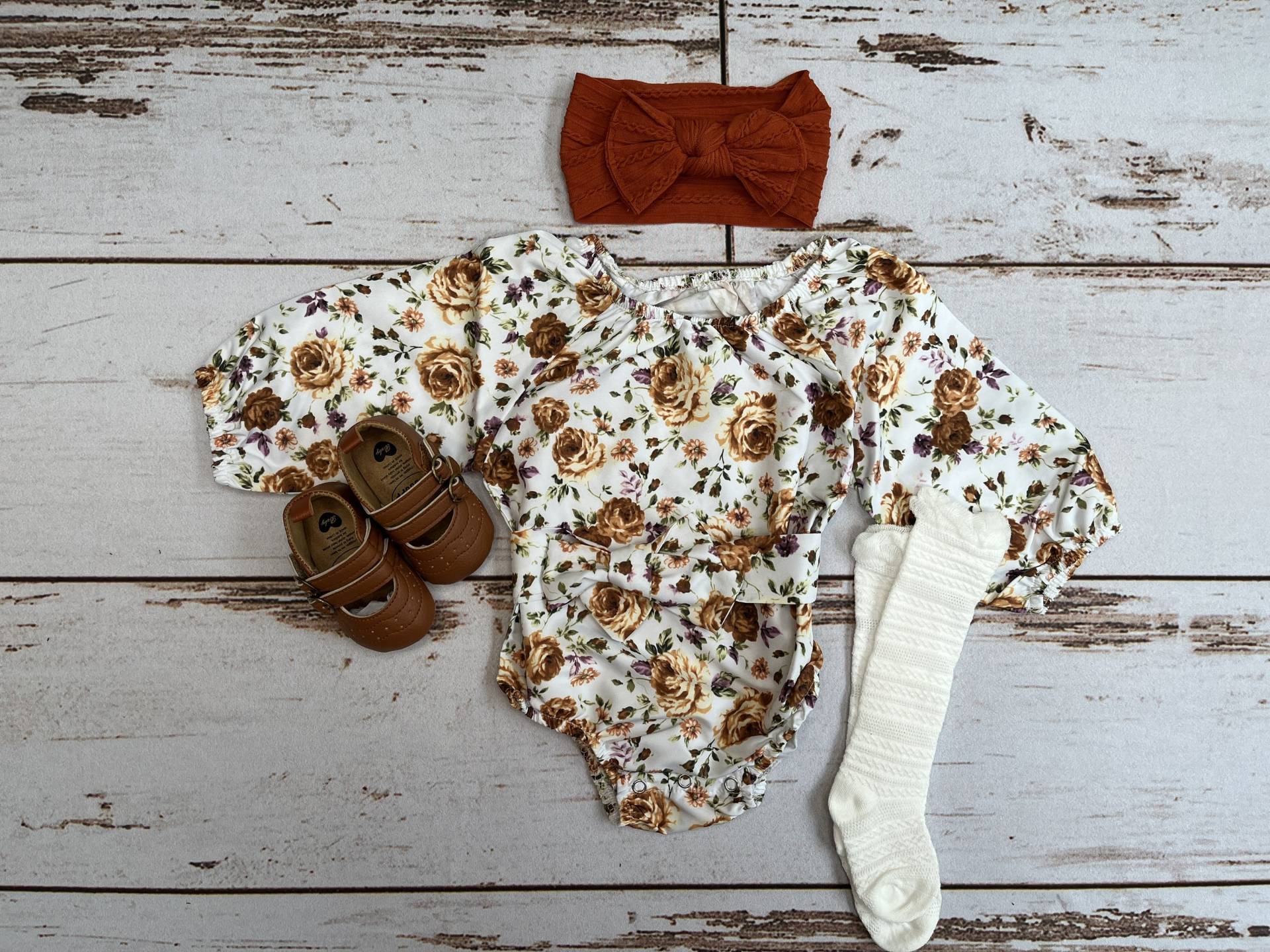 Herbstkleidung Für Kleinkind Mädchen | Baby-Mädchen Kleidung Den Herbst Langarm Strampler Baby von RileyGraceFashion