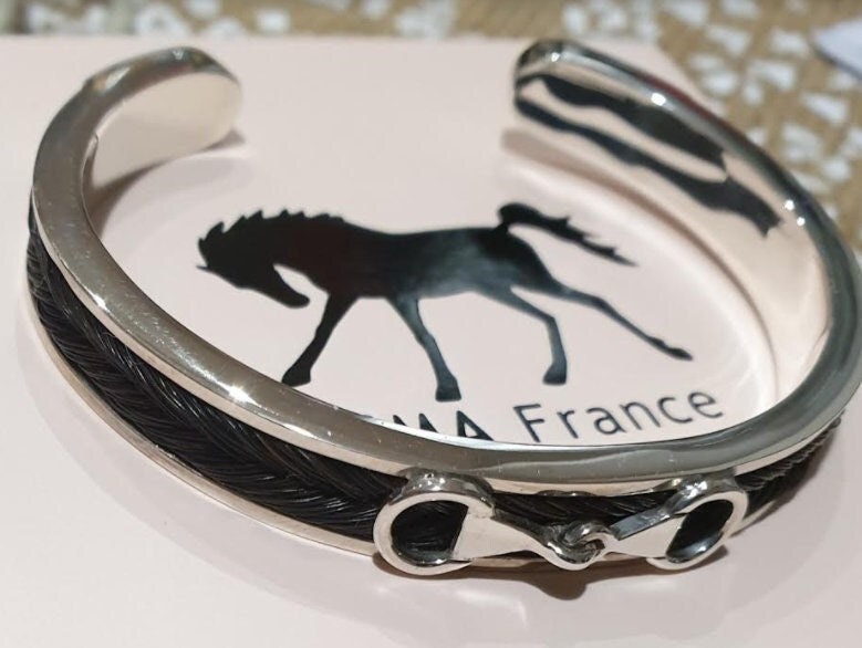 Horsebit-Halbarmreif Aus Silber Horsebit-Halbarmreif Aus Silber von RimaFrance