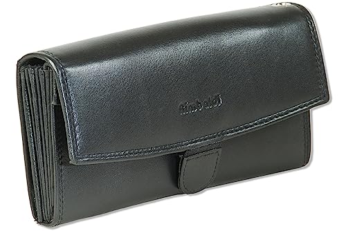 Rimbaldi KELLNERBÖRSE TAXIBÖRSE Verstärktes Hartgeldfach Weiches RIND-Nappaleder Schwarz von Rimbaldi