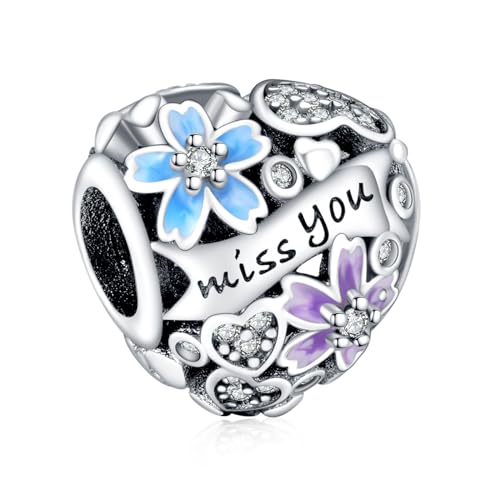 Rimgoris 925 Sterling Silber Charm für Damen Armbänder Halskette Farbenfrohe Blumen Herz Charm Armband für Damen Rimgoris 925 Sterling Silber Charm für Damen Armbänder Halskette Farbenfrohe Blumen Herz Charm Armband für Damen von Rimgoris